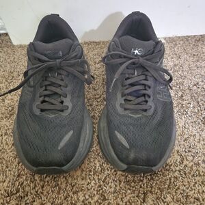 Black Hoka Bondi 8 Running Shoes